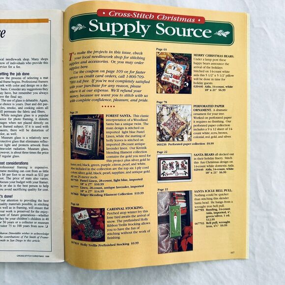 Better Homes & Gardens Magazine Cross Stitch Christmas Cross Stitch Patterns - Picture 6 of 9